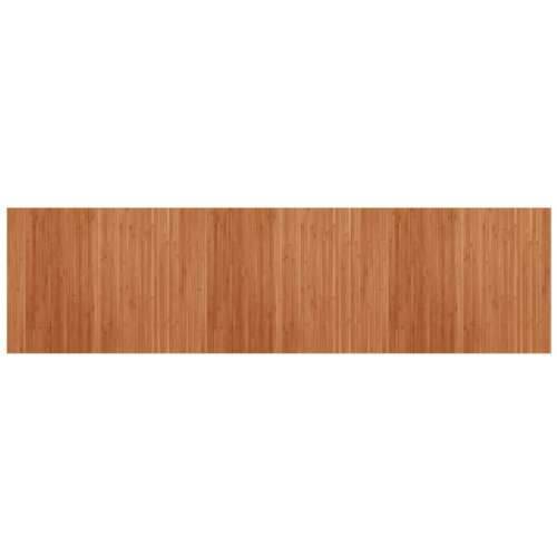 Tepih pravokutni smeđi 80 x300 cm od bambusa - Smeđa 80 x 300 cm Cijena