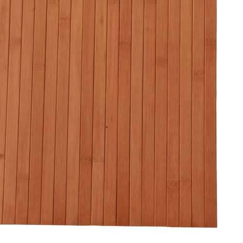 Tepih pravokutni smeđi 80 x300 cm od bambusa - Smeđa 80 x 300 cm Cijena