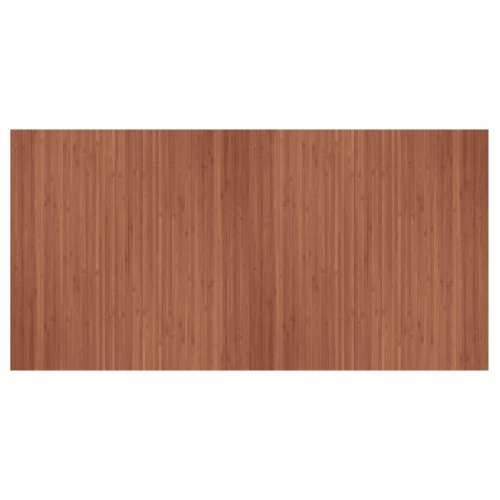 Tepih pravokutni smeđi 100 x 200 cm od bambusa - Smeđa 100 x 200 cm Cijena