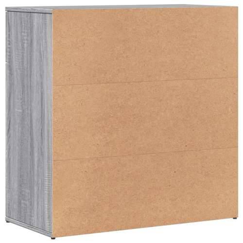 Komoda boja hrasta sonome 79x38x80 cm od konstruiranog drva - Sivi hrast sonoma 1 Cijena