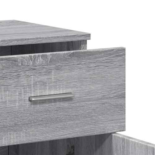Komoda boja hrasta sonome 79x38x80 cm od konstruiranog drva - Sivi hrast sonoma 1 Cijena