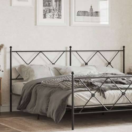 Metalno uzglavlje crno 180 cm - Crna 180 cm 1 Cijena