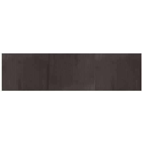 Tepih pravokutni tamnosmeđi 80 x 300 cm od bambusa - Tamno smeđa 80 x 300 cm Cijena