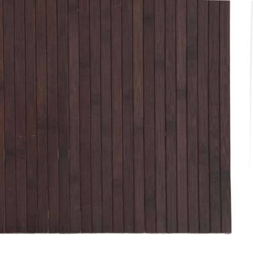 Tepih pravokutni tamnosmeđi 80 x 300 cm od bambusa - Tamno smeđa 80 x 300 cm Cijena