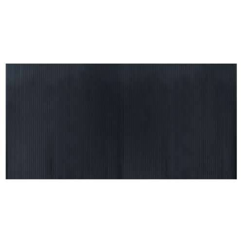 Tepih pravokutni sivi 100 x 200 cm od bambusa - Siva 100 x 200 cm Cijena