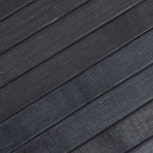 Tepih pravokutni sivi 100 x 200 cm od bambusa - Siva 100 x 200 cm Cijena