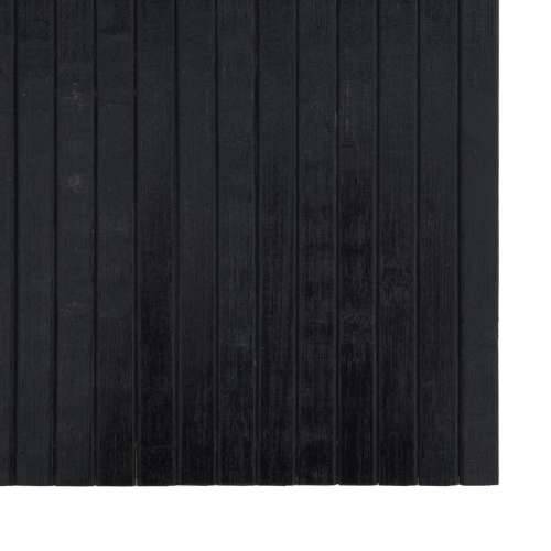 Tepih pravokutni crni 100 x 500 cm od bambusa - Crna 100 x 500 cm Cijena