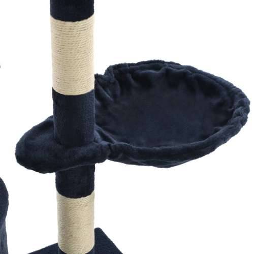 Penjalica za mačke sa stupovima za grebanje od sisala 138 cm tamnoplava Cijena