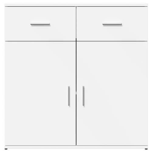 Komoda bijeli 79x38x80 cm od konstruiranog drva - Bijela 1 Cijena