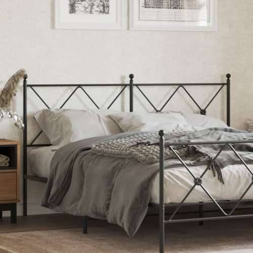 Metalno uzglavlje crno 160 cm - Crna 160 cm 1 Cijena