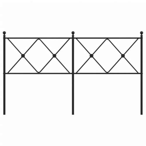 Metalno uzglavlje crno 160 cm - Crna 160 cm 1 Cijena
