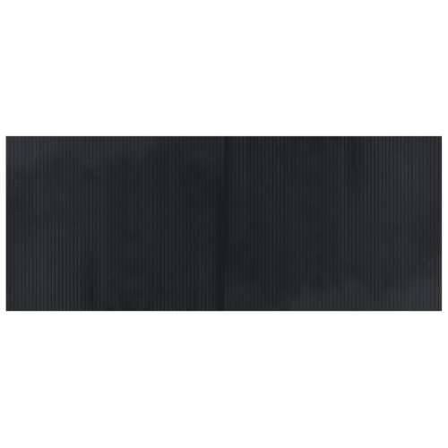 Tepih pravokutni crni 80 x 200 cm od bambusa - Crna 80 x 200 cm Cijena