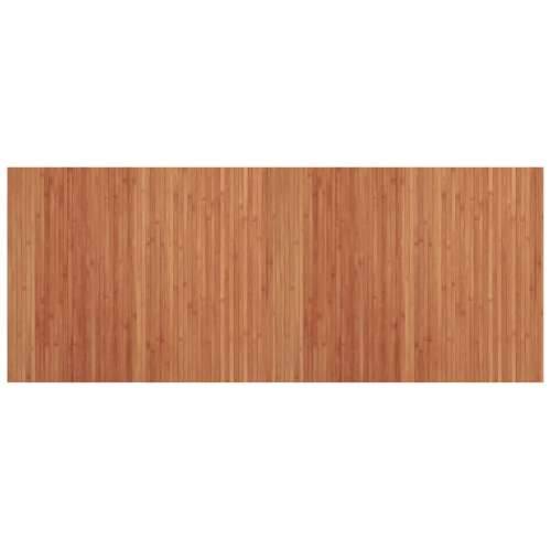 Tepih pravokutni smeđi 80 x 200 cm od bambusa - Smeđa 80 x 200 cm Cijena