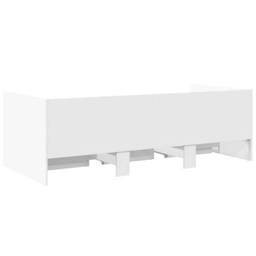 Dnevni krevet s ladicama bez madraca bijeli 90x190 cm - Bijela 90 x 190 cm Cijena
