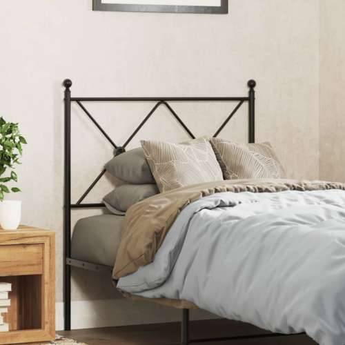 Metalno uzglavlje crno 75 cm - Crna 75cm 1 Cijena