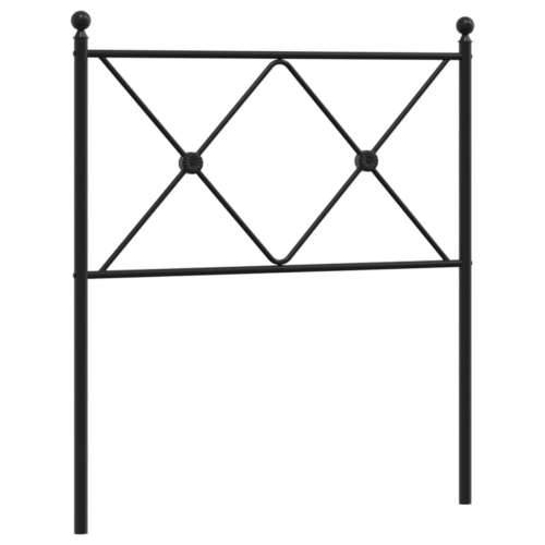 Metalno uzglavlje crno 75 cm - Crna 75cm 1 Cijena