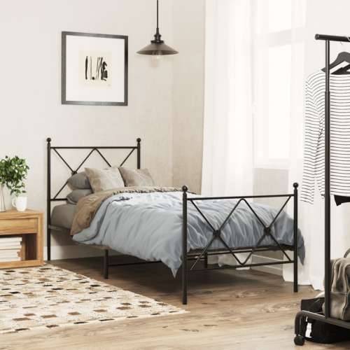 Metalno uzglavlje crno 75 cm - Crna 75cm 1 Cijena