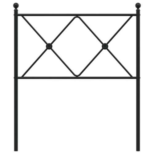 Metalno uzglavlje crno 75 cm - Crna 75cm 1 Cijena