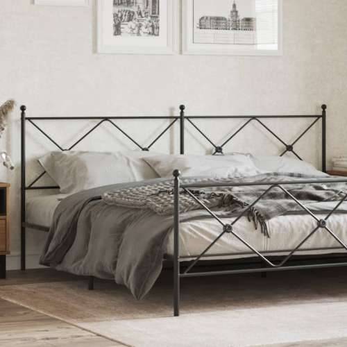 Metalno uzglavlje crno 200 cm - Crna 200 cm 1 Cijena