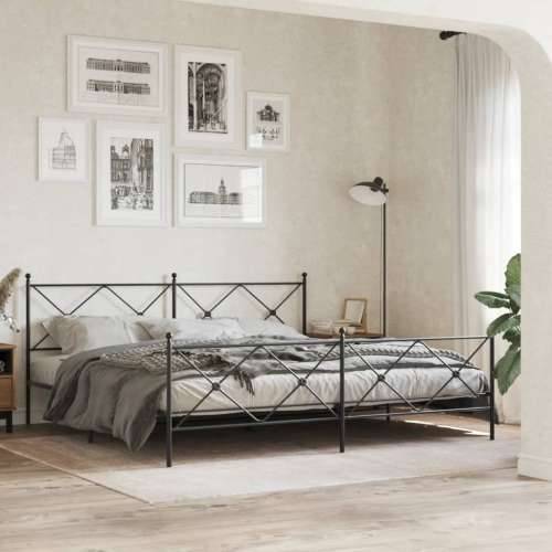 Metalno uzglavlje crno 200 cm - Crna 200 cm 1 Cijena