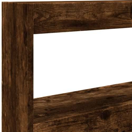 Ormarić za uzglavlje LED boja dimljenog hrasta 120x17x102 cm - Dimljeni hrast 120 x 17 x 102 cm 1 Cijena