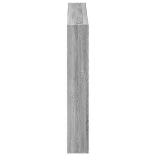 Ormarić za uzglavlje LED sivom sonomom 120x17x102 cm - Sivi hrast sonoma 120 x 17 x 102 cm 1 Cijena