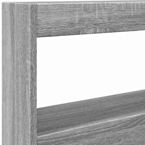 Ormarić za uzglavlje LED sivom sonomom 120x17x102 cm - Sivi hrast sonoma 120 x 17 x 102 cm 1 Cijena