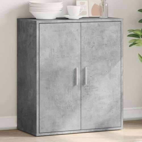 Komoda siva boja betona 79x38x80 cm od konstruiranog drva - Beton siva 1 Cijena