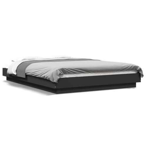 Okvir za krevet crni 135x190 cmkonstruirano drvo - Crna 135 x 190 cm Cijena