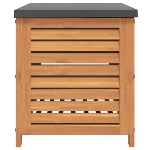 Vrtna kutija za pohranu 60x50x55cm od masivnog drva eukaliptusa - 60 x 50 x 55 cm Cijena
