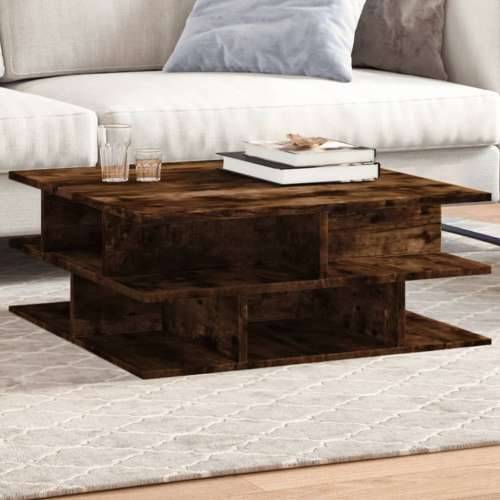 Stolić za kavu boja hrasta 70x70x29 cm konstruirano drvo - Dimljeni hrast 1 Cijena