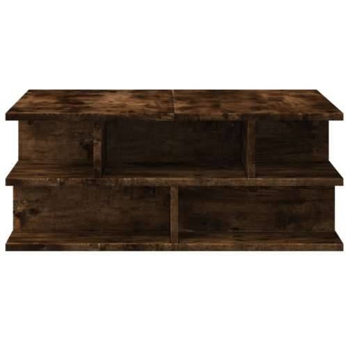 Stolić za kavu boja hrasta 70x70x29 cm konstruirano drvo - Dimljeni hrast 1 Cijena