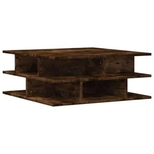 Stolić za kavu boja hrasta 70x70x29 cm konstruirano drvo - Dimljeni hrast 1 Cijena