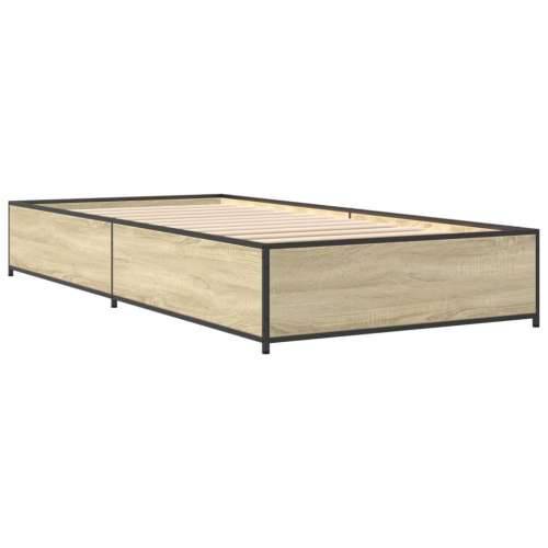 Okvir za krevet boja hrasta 75x190 cm konstruirano drvo i metal - sonoma hrast 75 x 190 cm 29 cm Cijena