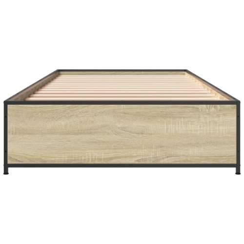 Okvir za krevet boja hrasta 75x190 cm konstruirano drvo i metal - sonoma hrast 75 x 190 cm 29 cm Cijena
