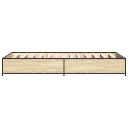 Okvir za krevet boja hrasta 75x190 cm konstruirano drvo i metal - sonoma hrast 75 x 190 cm 29 cm Cijena
