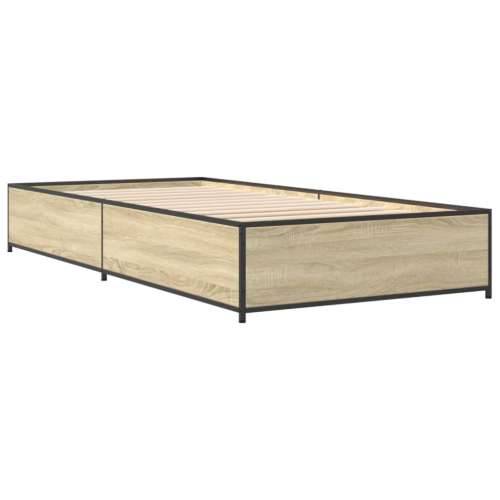 Okvir za krevet boja hrasta 75x190 cm konstruirano drvo i metal - sonoma hrast 75 x 190 cm 29 cm Cijena