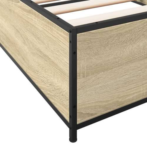 Okvir za krevet boja hrasta 75x190 cm konstruirano drvo i metal - sonoma hrast 75 x 190 cm 29 cm Cijena