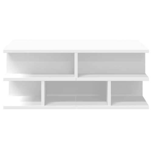 Stolić za kavu bijeli 70x70x29 cm od konstruiranog drva - Bijela 1 Cijena