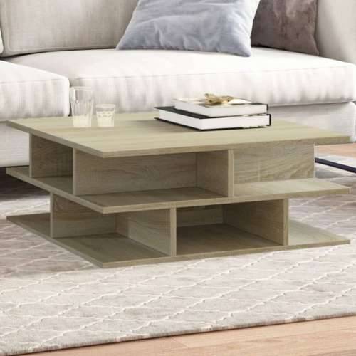 Stolić za kavu boja hrasta 70x70x29 cm konstruirano drvo - sonoma hrast 1 Cijena