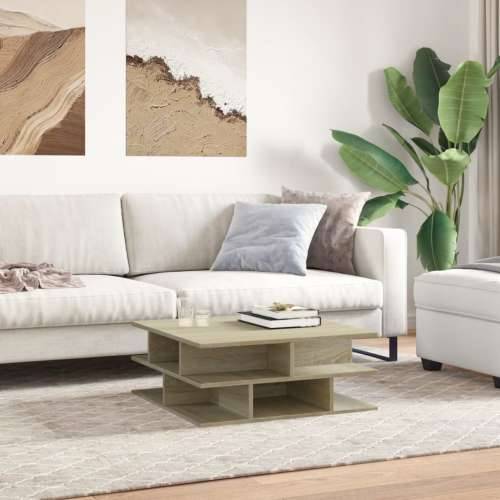Stolić za kavu boja hrasta 70x70x29 cm konstruirano drvo - sonoma hrast 1 Cijena
