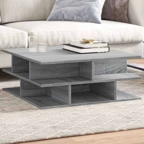 Stolić za kavu boja sivog hrasta 70x70x29 cm konstruirano drvo - Sivi hrast sonoma 1 Cijena