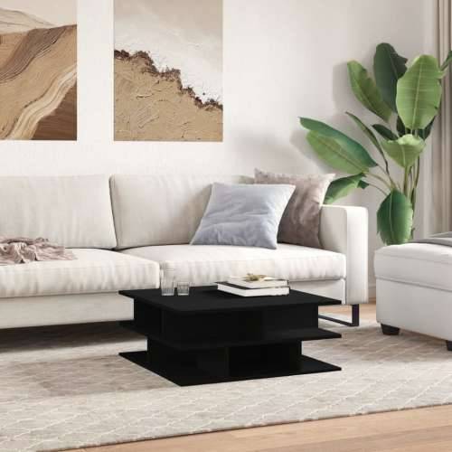 Stolić za kavu crni 70x70x29 cm od konstruiranog drva - Crna 1 Cijena