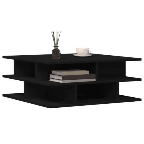 Stolić za kavu crni 70x70x29 cm od konstruiranog drva - Crna 1 Cijena