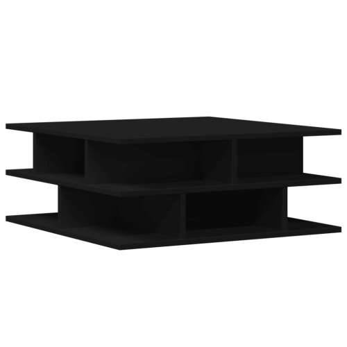 Stolić za kavu crni 70x70x29 cm od konstruiranog drva - Crna 1 Cijena