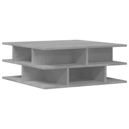 Stolić za kavu boja betona 70x70x29 cm konstruirano drvo - Beton siva 1 Cijena