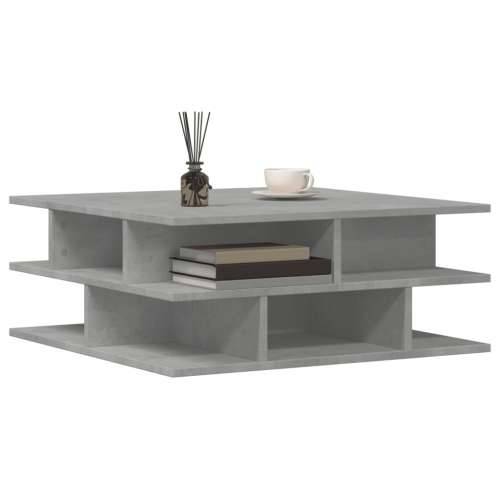 Stolić za kavu boja betona 70x70x29 cm konstruirano drvo - Beton siva 1 Cijena