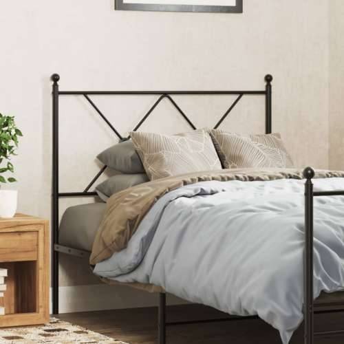 Metalno uzglavlje crno 90 cm - Crna 90 cm 1 Cijena