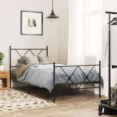 Metalno uzglavlje crno 90 cm - Crna 90 cm 1 Cijena