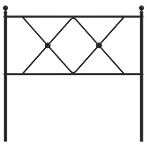 Metalno uzglavlje crno 90 cm - Crna 90 cm 1 Cijena